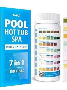 Swimming Pool and SPA Test Strips,Hot Tub Test Strips 7 in 1-150 •